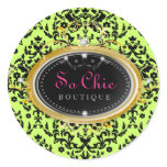 311-So Chic Boutique Sticker | Lime