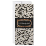 311 Sophisticated Jungle Plain Back Custom Rack Cards