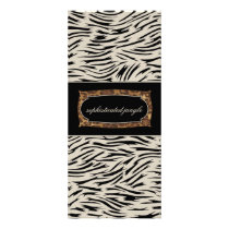311 Sophisticated Jungle Personalized Rack Card