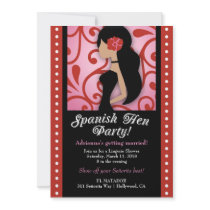311-Spanish Hen Party invitations