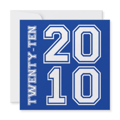 311-Sporty Graduation Announcement Blue White by Jill311