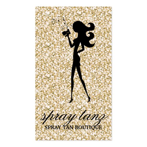 311 Spray Tan Fashionista Loyalty Cards Business Card Template (front side)