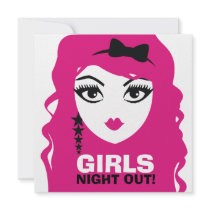 311 Star Face Deux Girls Night Ou Custom Invitations