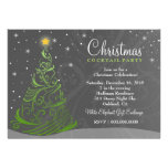 311-Starry Night Christmas Invite | Gray