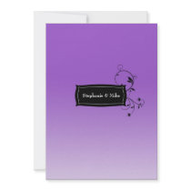 311-Stephanie Purple Invite invitations by Jill311 311-Stephanie Purple Invite invitations