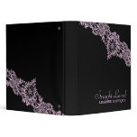 311 Straight Laced Pink Black Binder