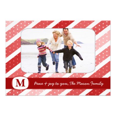 311 Stripes & Dots Holiday Photo Card