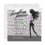 311-Stylish City Girl | Lilac Custom Invite