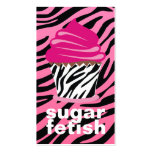 311-Sugar Fetish | Chic Zebra Business Card