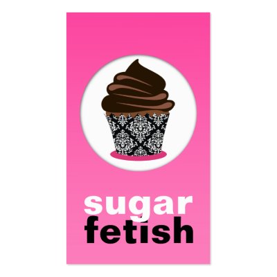 311-Sugar Fetish | Chocolate & Damask Business Card Templates by Jill311