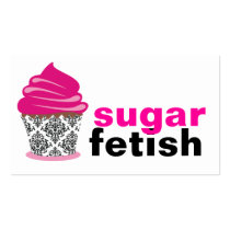 311-Sugar Fetish | Damask Diva Business Card