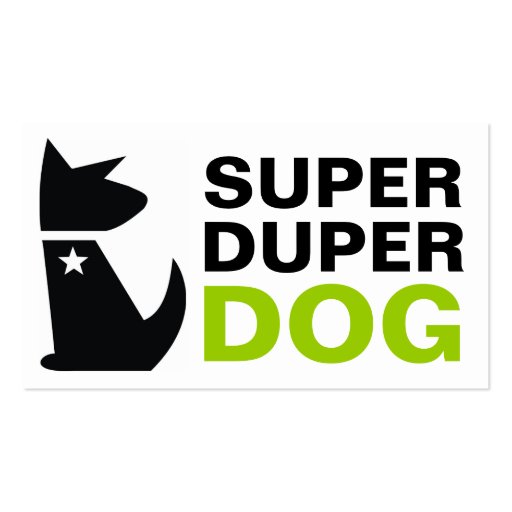 311 Super Duper Dog Business Card
