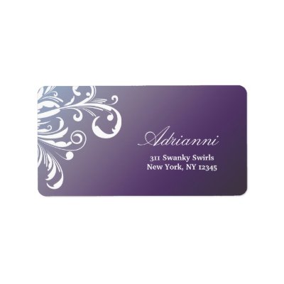 311-Swanky Swirls Hydrangea Label