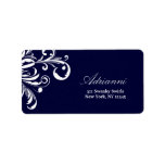 311-Swanky Swirls Navy Blue Label