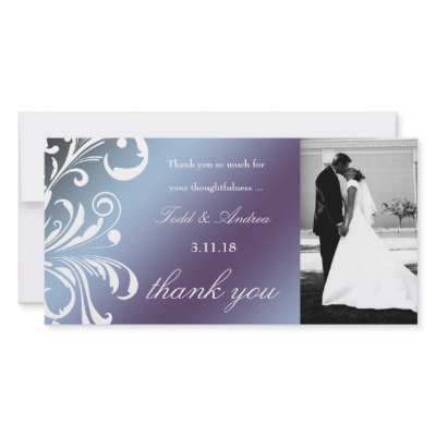 311-Swanky Swirls Thank You Photo Card Hydrangea by Jill311