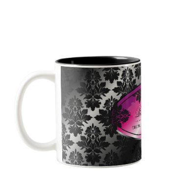 311-Sweet Blackberry Truffle Damask Coffee Mug by Jill311