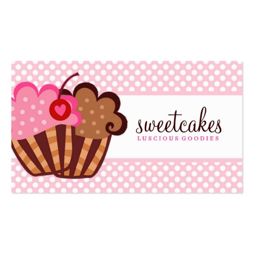 311 Sweet Cakes Cupcake Business Card (front side)
