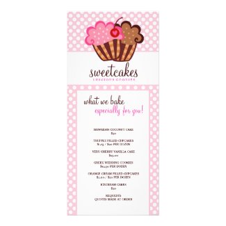 311-Sweet Cakes Cupcake Rackcard rackcard