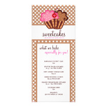 311-Sweet Cakes Cupcake Rackcard Full Color Rack Card