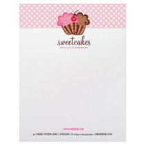 311-Sweet Cakes Cupcake Stationary letterhead by Jill311 311-Sweet Cakes Cupcake Stationary letterhead
