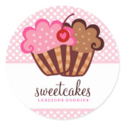 311-Sweet Cakes Cupcake Sticker