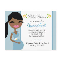 311-SWEET MOMMY TO BE BOY AFRICAN AMERICAN postcards