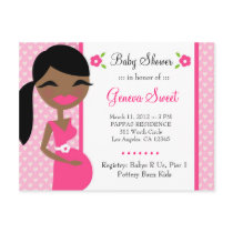 311-SWEET MOMMY TO BE GIRL AFRICAN AMERICAN postcards