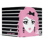 311 Sweet Pink Punk 3 Ring Binders