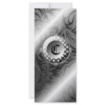 311-Sweet Shimmer Sugar Monogram Rack Card Template