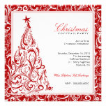 311-Swirly Colorful Christmas Tree | Red Invitations