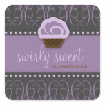 311 Swirly Sweet Purple Gray Stickers
