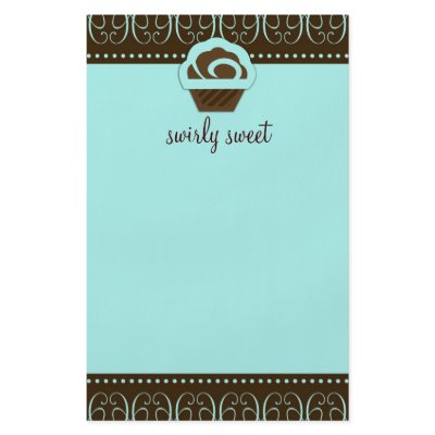 311-Swirly Sweet Turquoise Flyer by Jill311