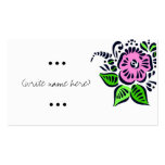 311-TATTOO ROSE NAME CARD BUSINESS CARD TEMPLATE