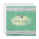 311-Teal Delight Diamond Invitation