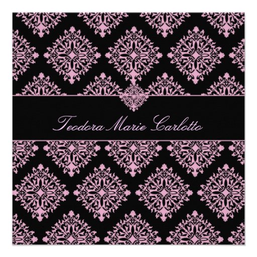 damask invitations