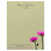 311-THE FLOWER GARDEN EXCLUSIVE | SAGE GREEN CUSTOMIZED LETTERHEAD