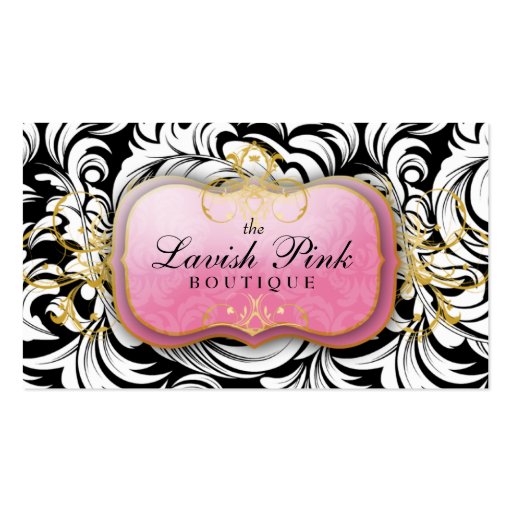 311 The Lavish Pink Plate | Appointment Card Business Card