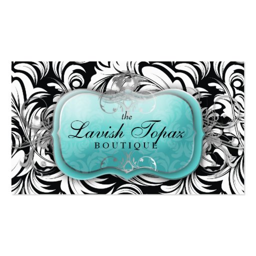 311 The Lavish Topaz Business Card Template (front side)