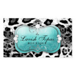 311 The Lavish Topaz Diamond Leopard Business Cards