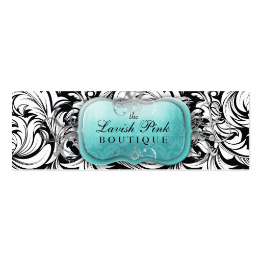 311 The Lavish Topaz Hang Tag Business Card (front side)