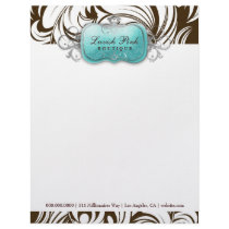311 The Lavish Topaz  Leopard Letterhead