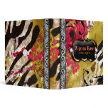311-Tigress / Zebra Rose Binder