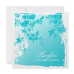 311-Tranquil Blue Garden Fade Custom Invites