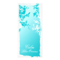 311-Tranquil Blue Garden Fade Custom Rack Cards