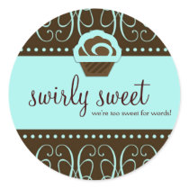 311-Turquiose Swirly Sweet Too Stickers