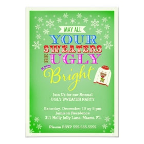 311 Ugly Sweater Party 5x7 Paper Invitation Card