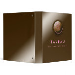 311-Upscale Gourmet Chocolate Vinyl Binders