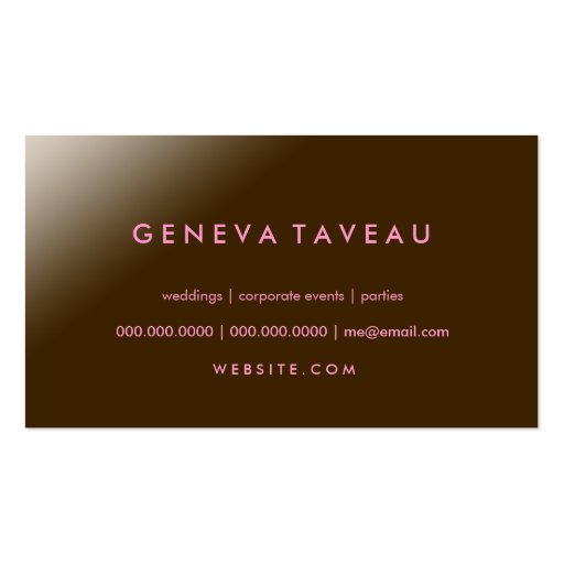 311-Upscale Gourmet Chocolate Business Card Template (back side)