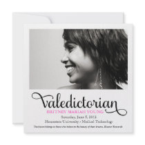311 Valedictorian Inspirational Quote Graduation Custom Invites