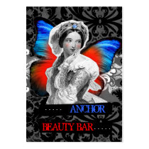 311 Vintage Butterfly Beauty Anchor Red Blue business cards
